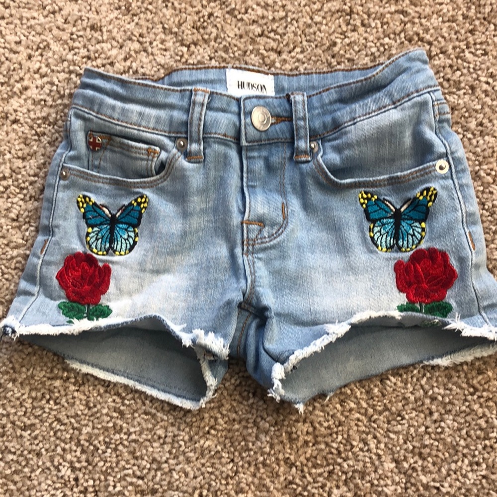 Hudson denim shorts. Girls size 7.